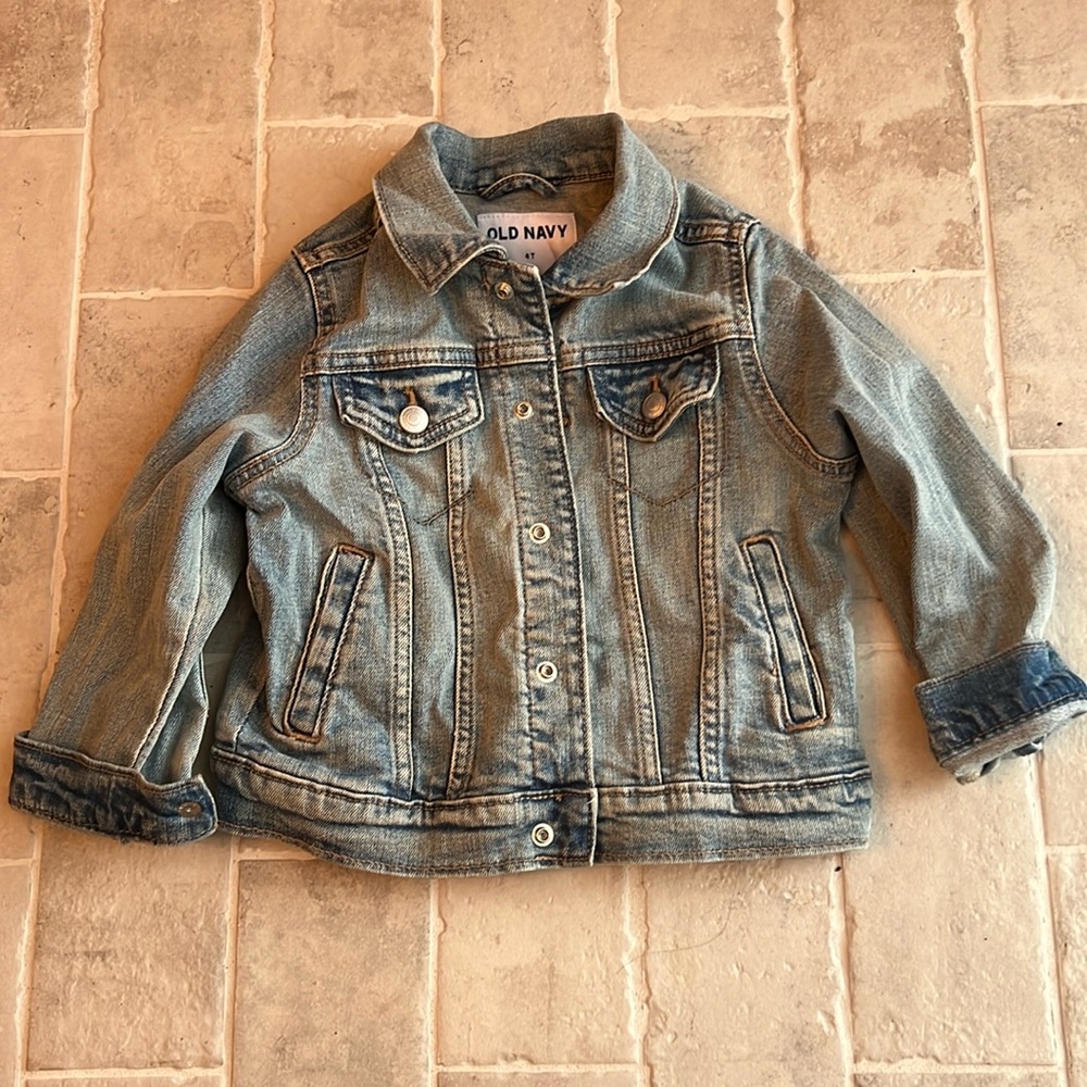 Old Navy Toddler denim jacket.